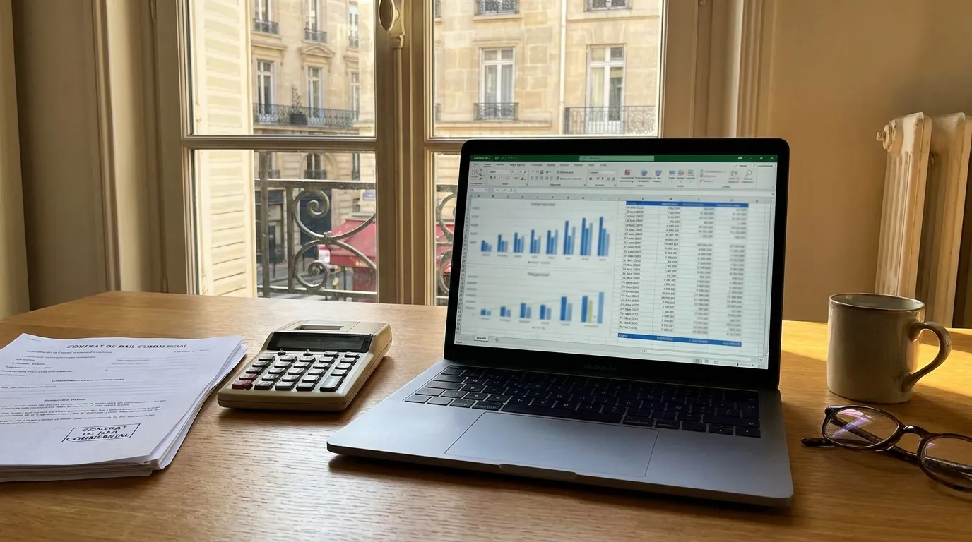 Calcul de la révision du loyer commercial sur un tableur