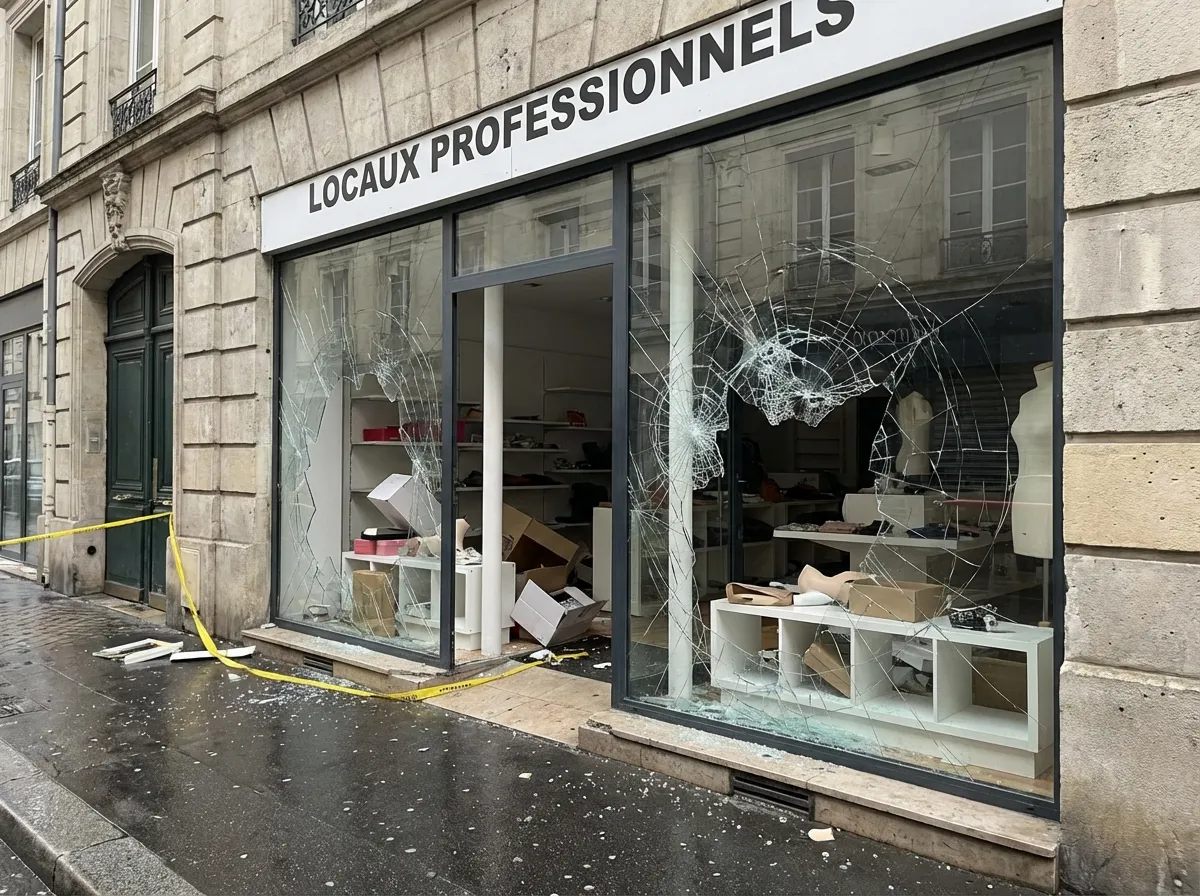 Bris de glace - assurance local professionnel