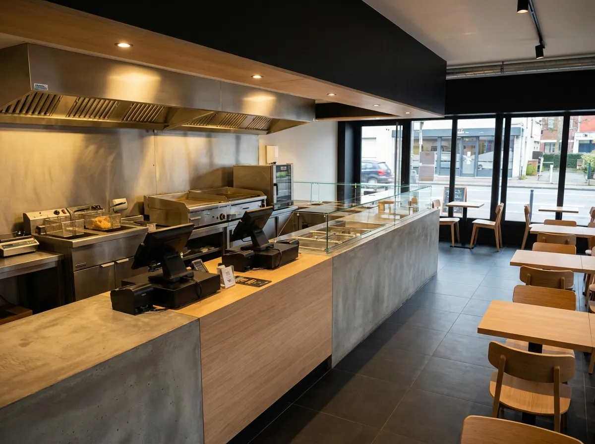 Fast-food - assurance local professionnel