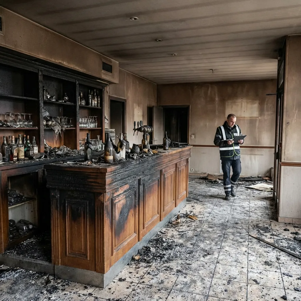 Incendie — bar-brasserie