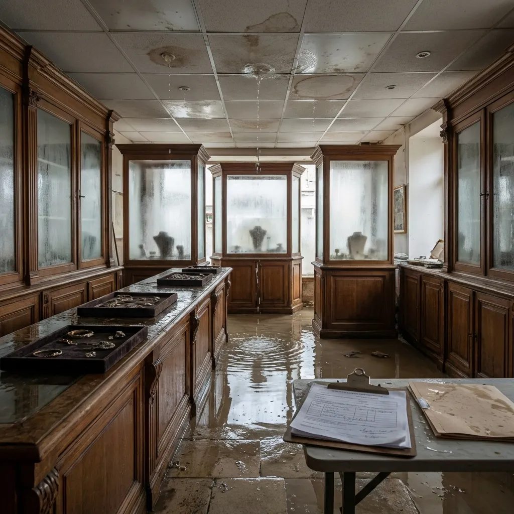 Dégât des eaux — bijouterie