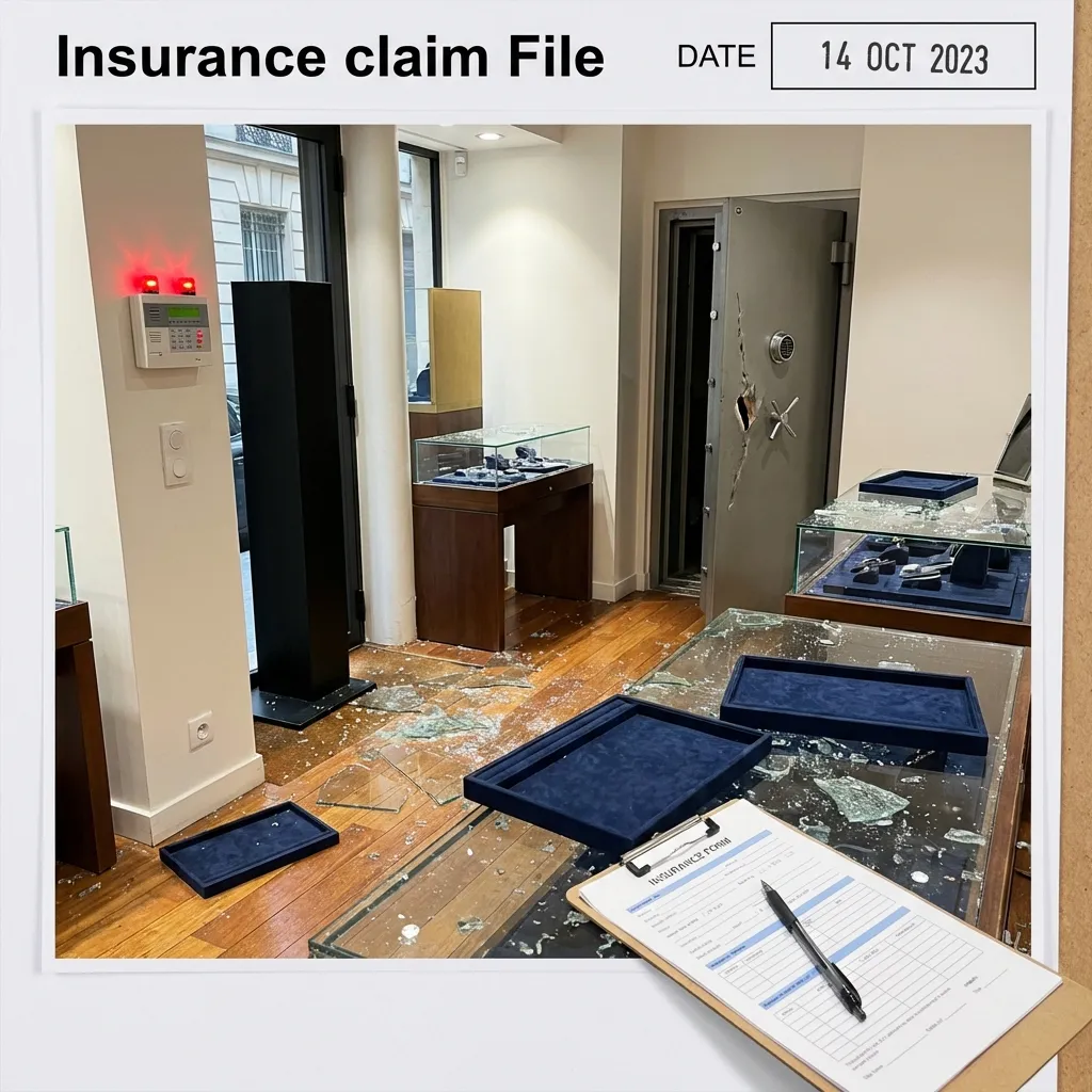 Vol et cambriolage — bijouterie