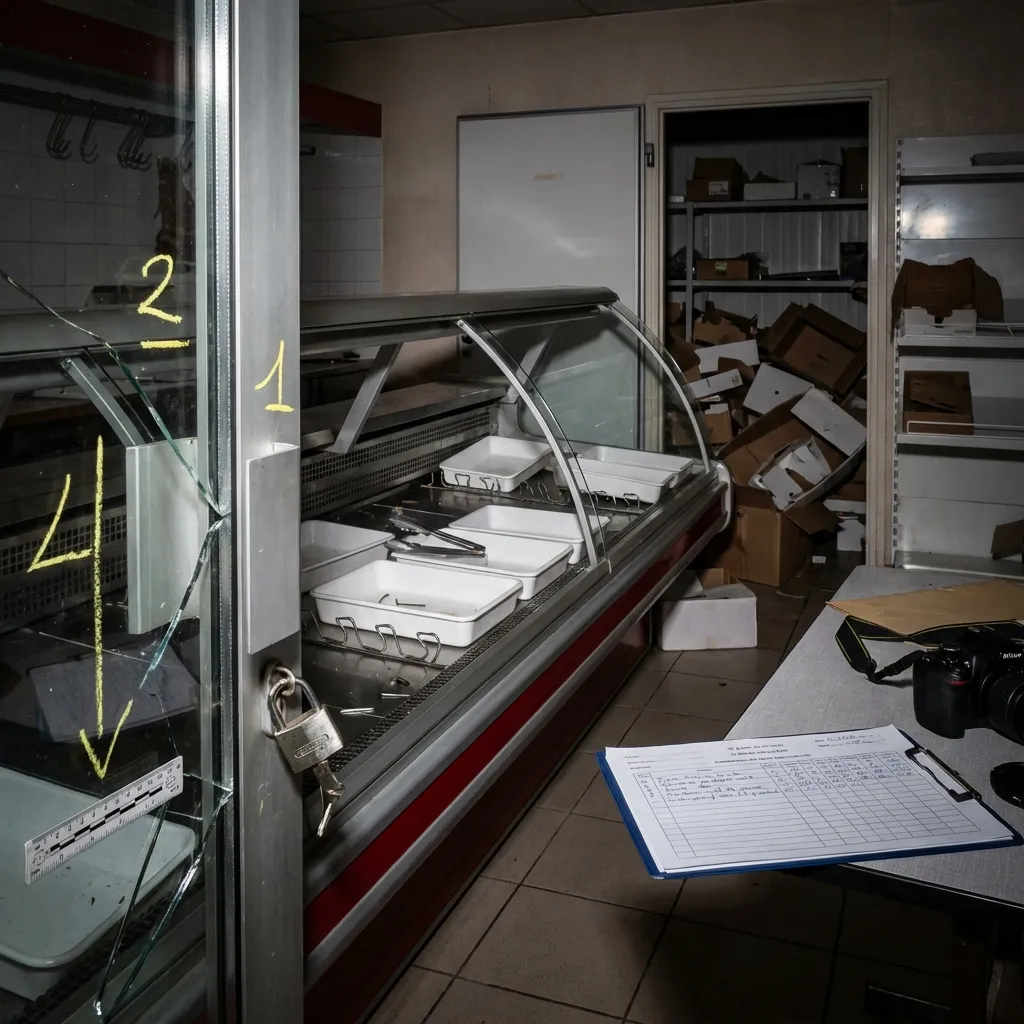 Vol de marchandises — boucherie