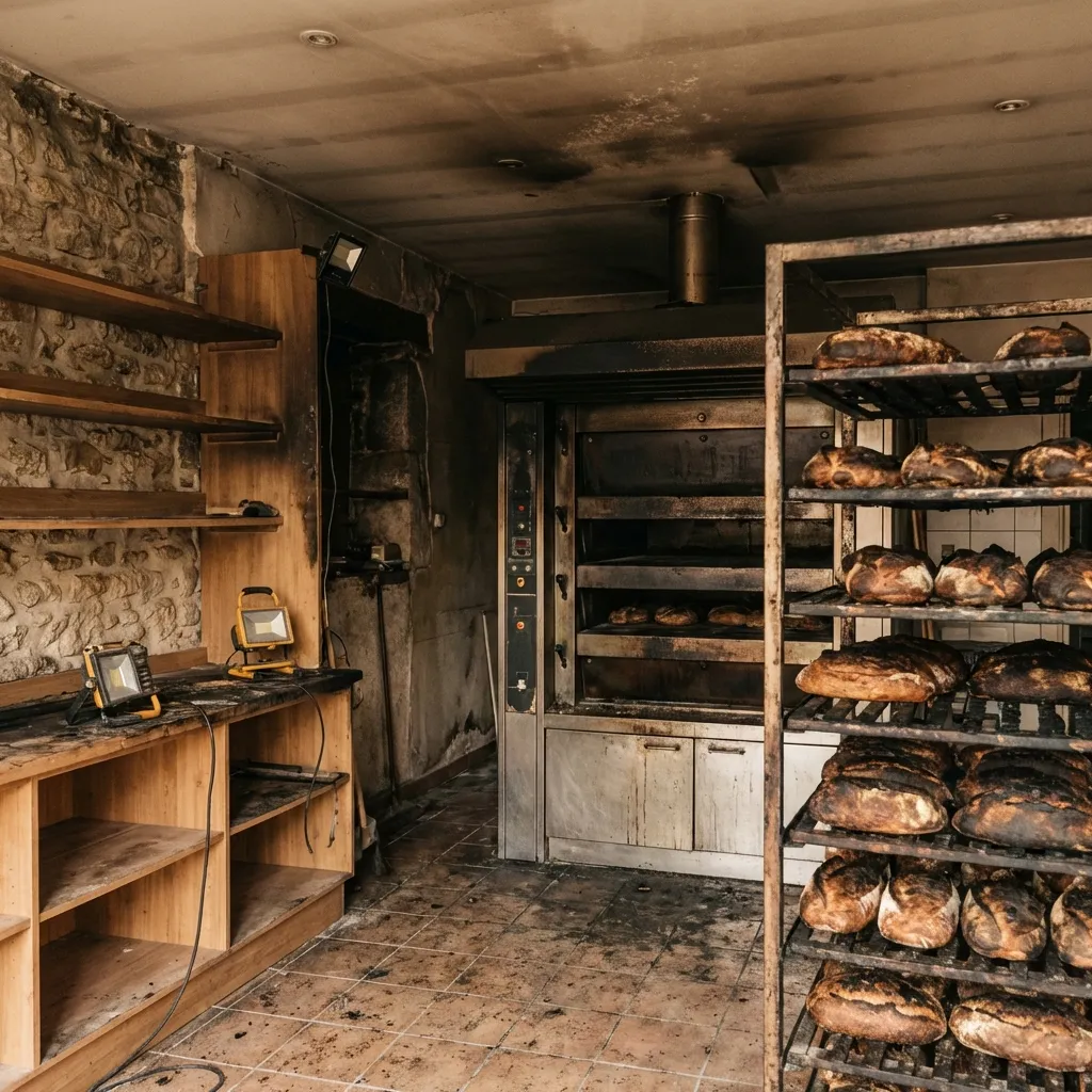 Incendie — magasin