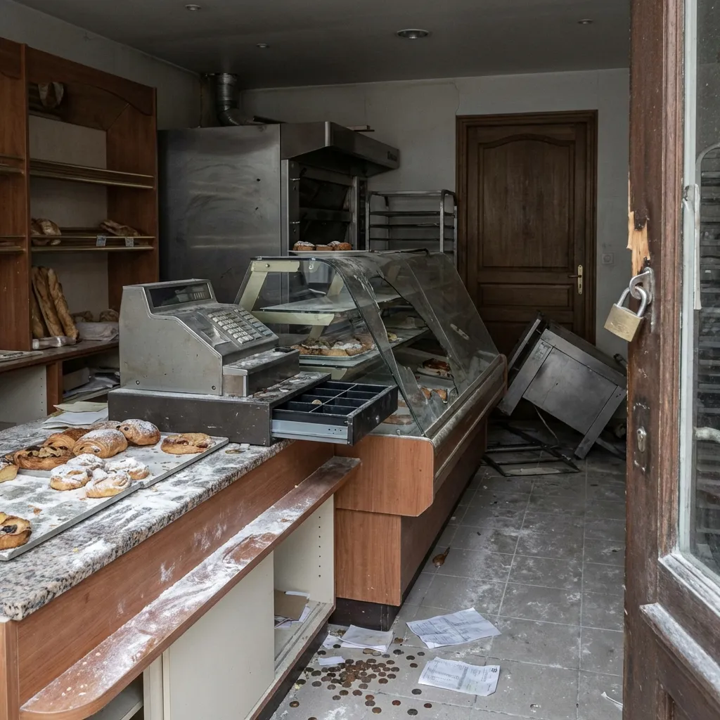 Vol et cambriolage — magasin