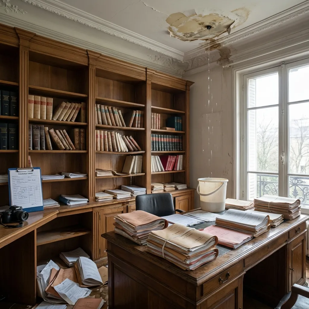 Dégât des eaux — cabinet d'avocat