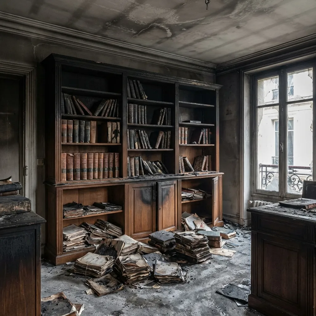 Incendie — cabinet d'avocat