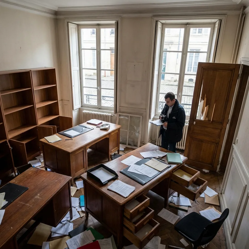 Vol de matériel informatique — cabinet d'avocat