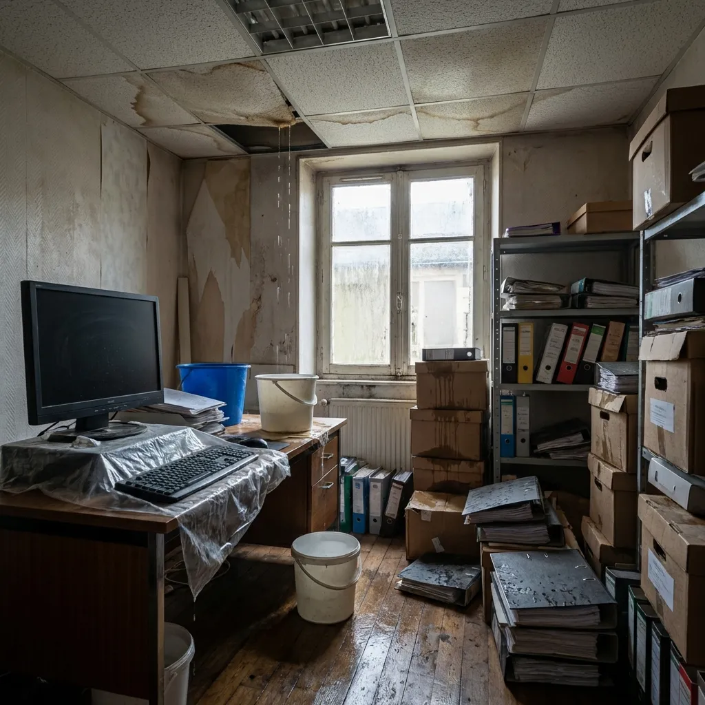 Dégât des eaux — cabinet comptable