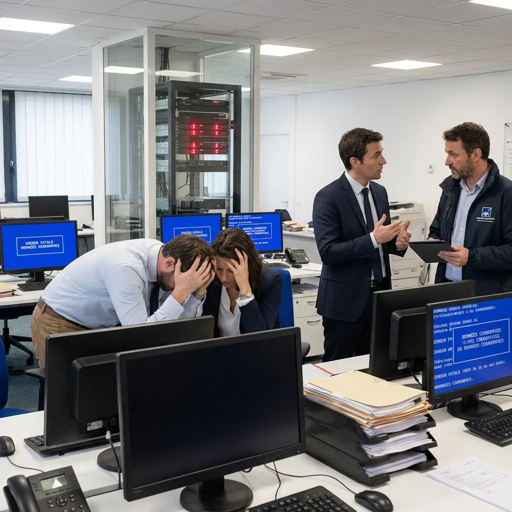 Perte de données / archives — cabinet comptable