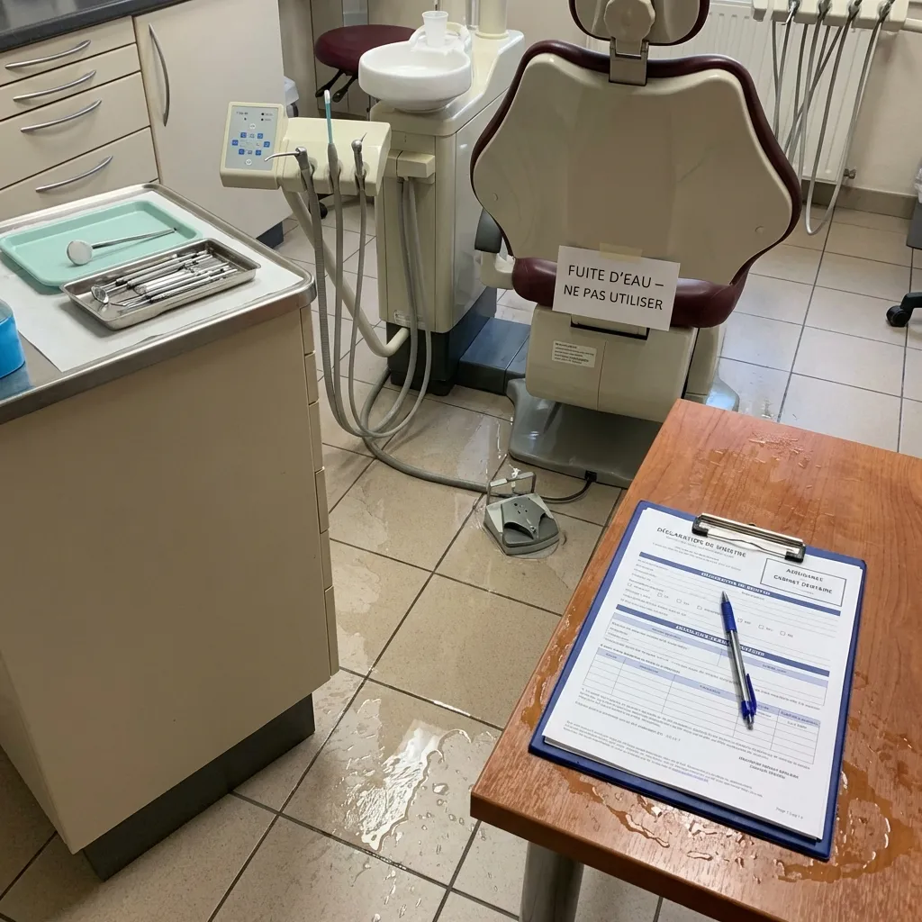 Dégât des eaux — cabinet dentaire