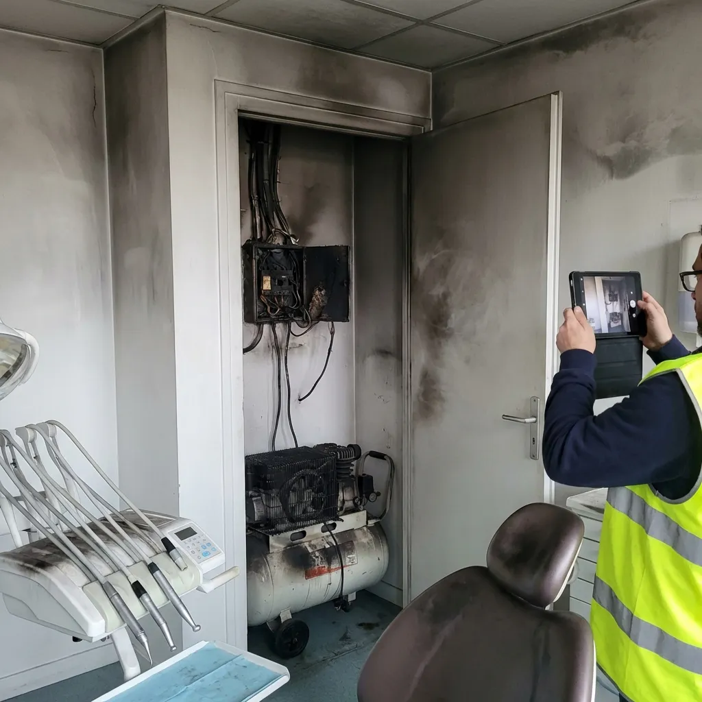Incendie — cabinet dentaire
