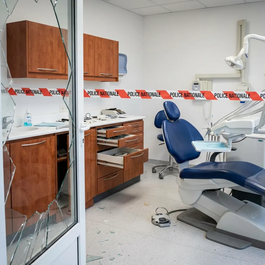 Vol de matériel — cabinet dentaire