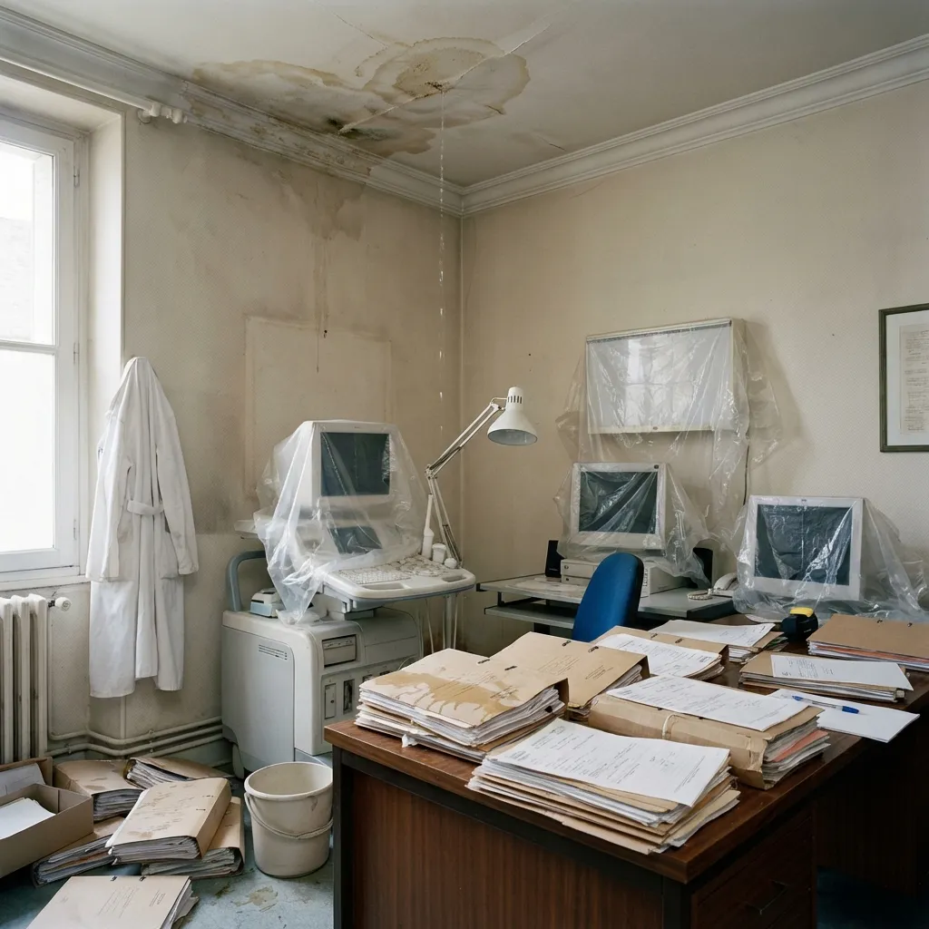 Dégât des eaux — cabinet médical