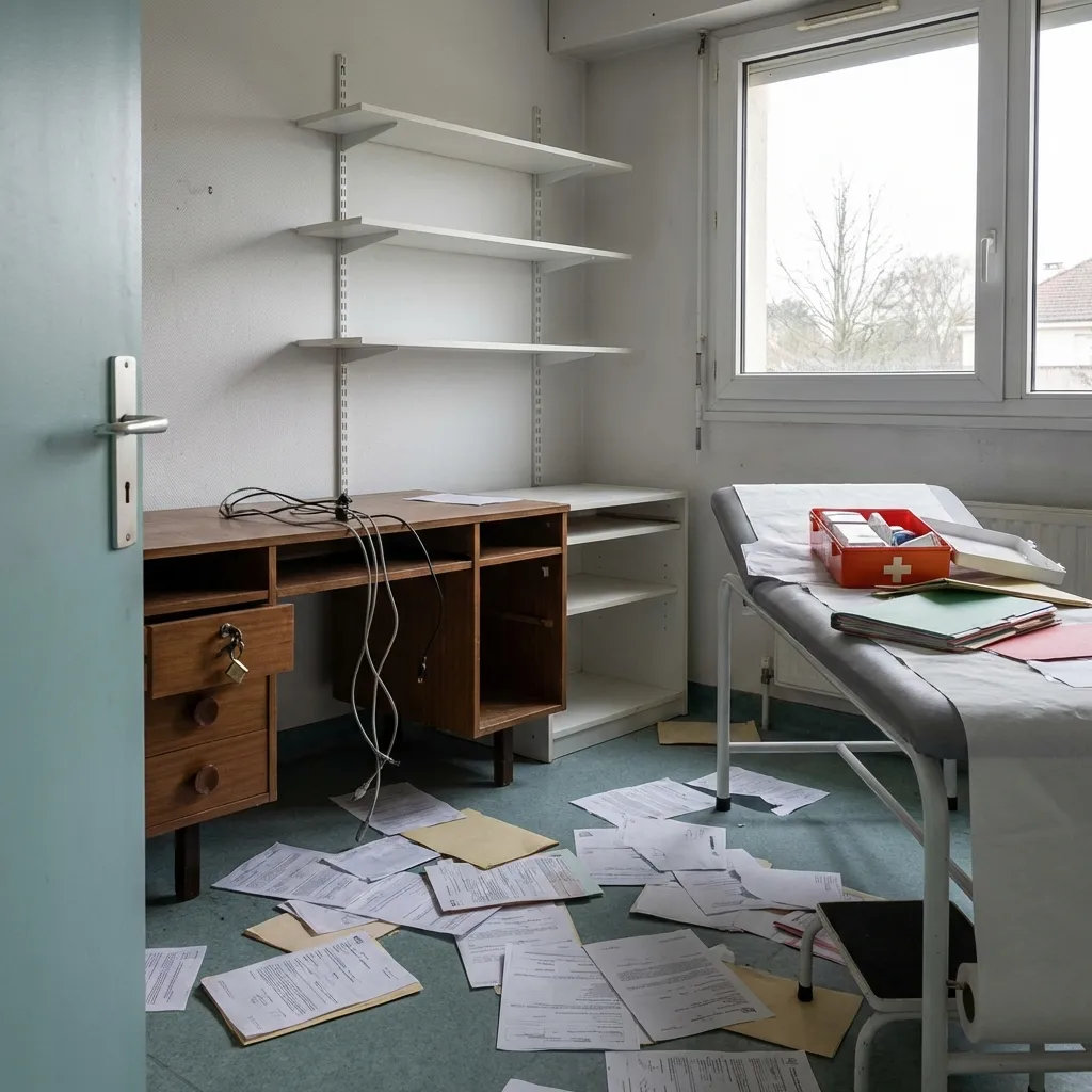 Vol de matériel médical — cabinet médical