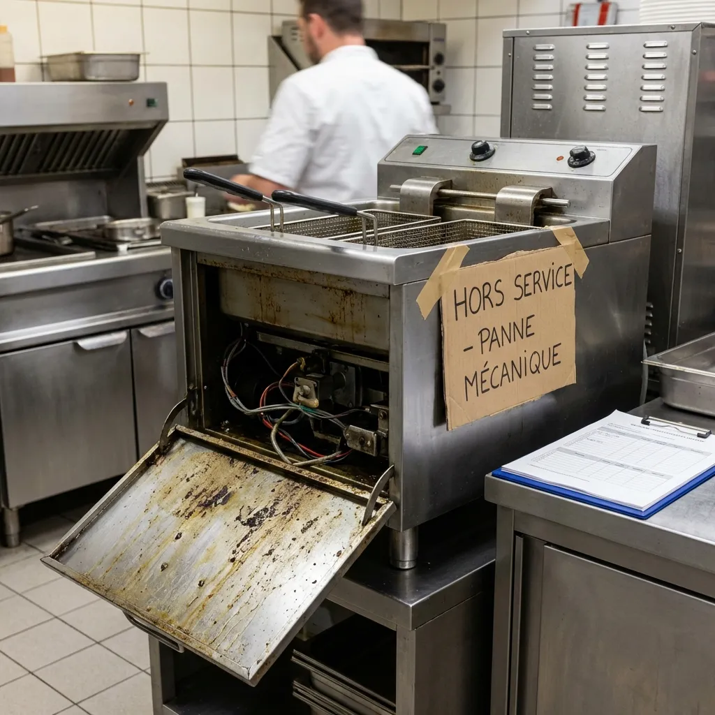 Bris de matériel — fast-food