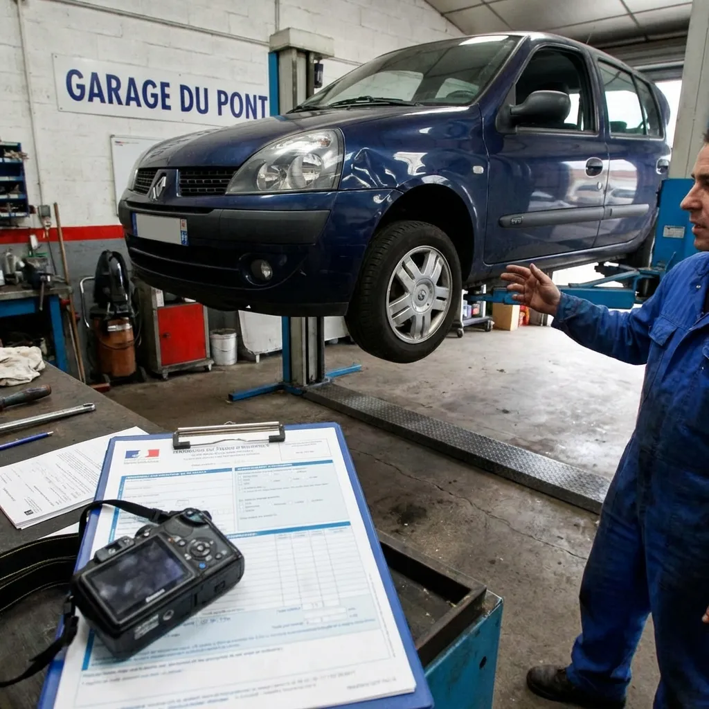 RC exploitation / véhicules confiés — garage automobile