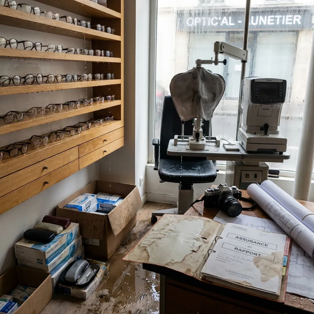 Dégât des eaux — opticien
