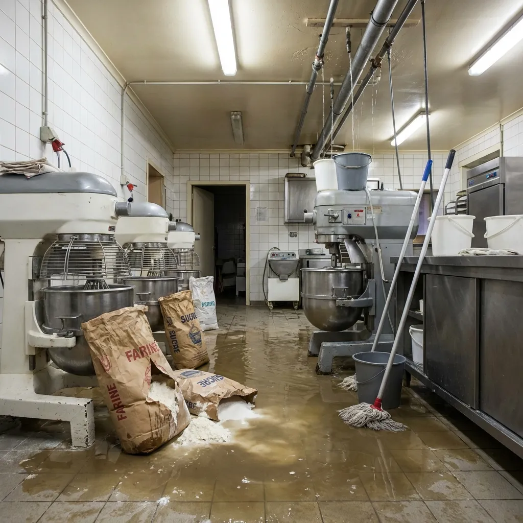 Dégât des eaux — pâtisserie