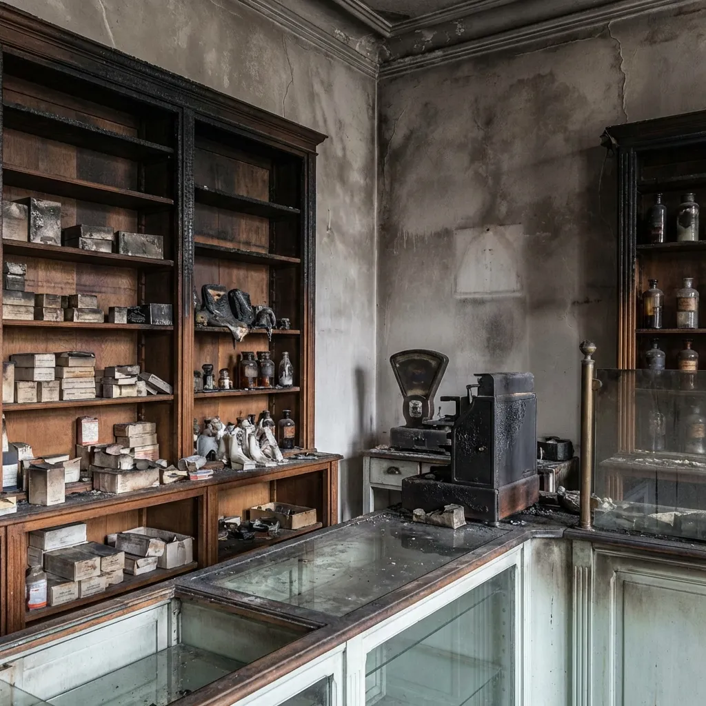 Incendie — pharmacie