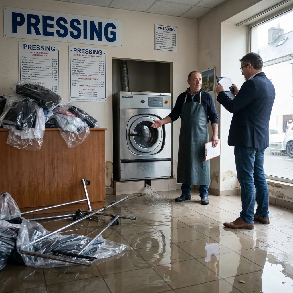 Dégât des eaux — pressing