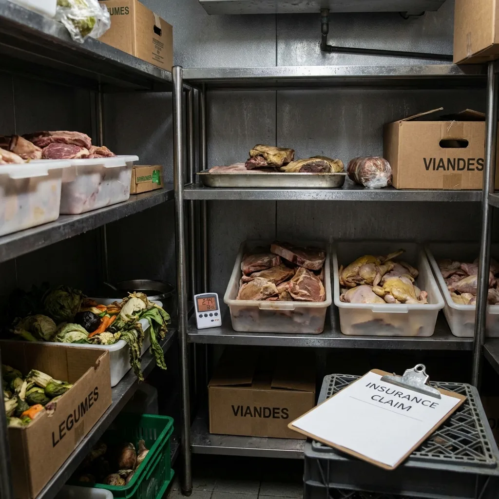 Perte de stock alimentaire — restaurant