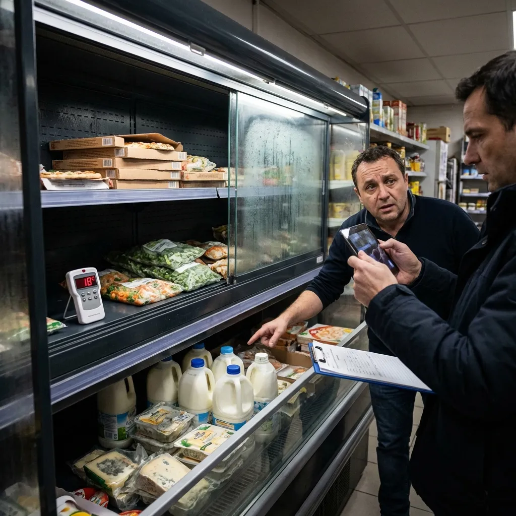 Perte de stock réfrigéré — supérette